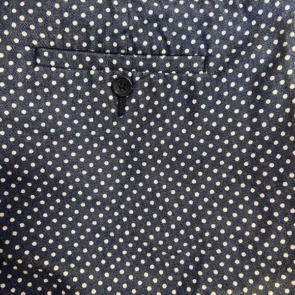 Outback Red Women’s Navy with White Polka Dots Shorts Size 6 - Picture 11 of 12